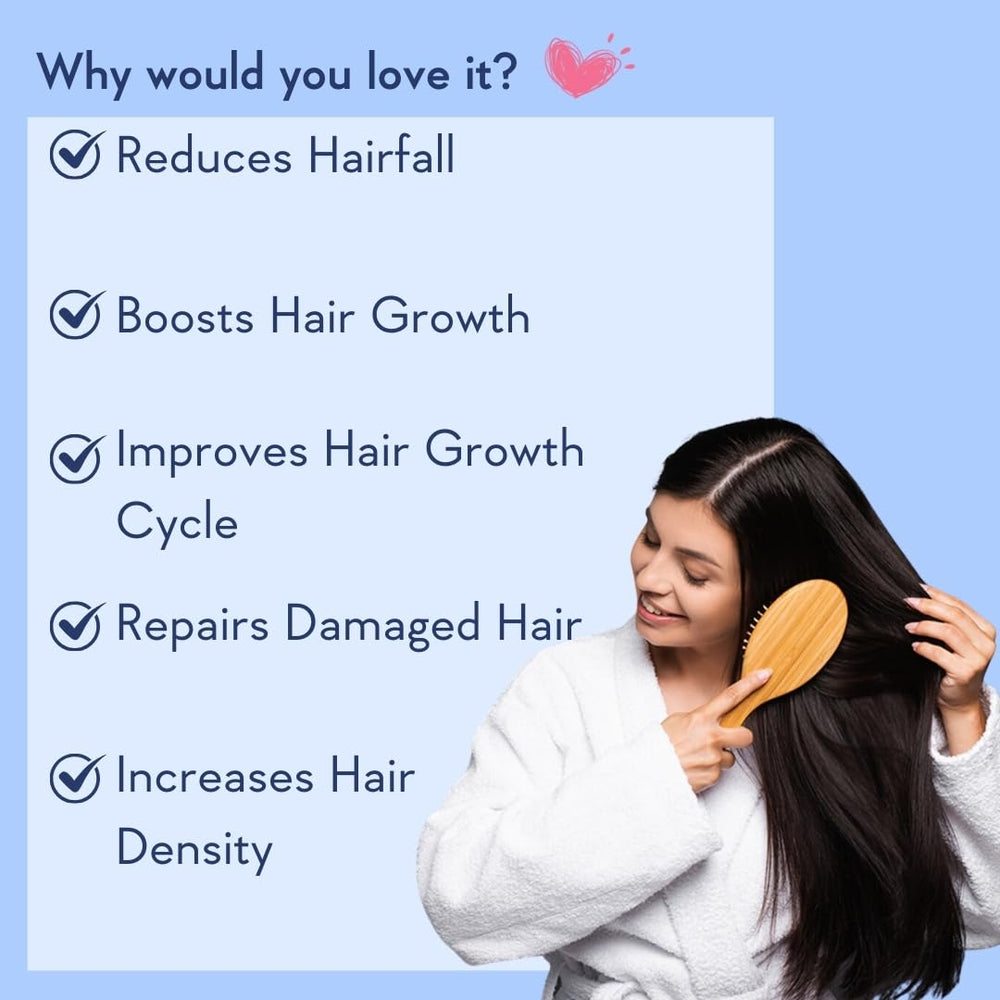 WishCare sérum croissance cheveux – Baicapil: densité apparente des cheveux.