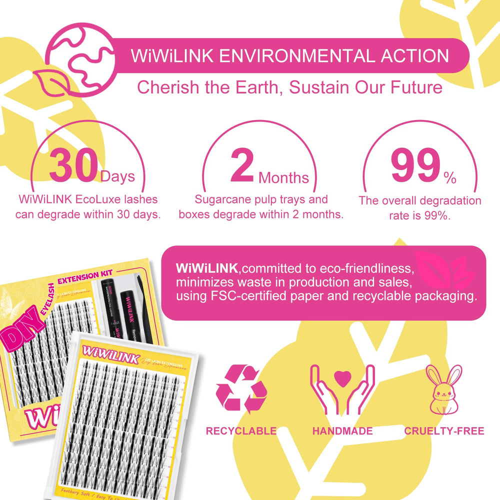 WiWiLINK-remove-and-care: retrait facile et respectueux des cils naturels.