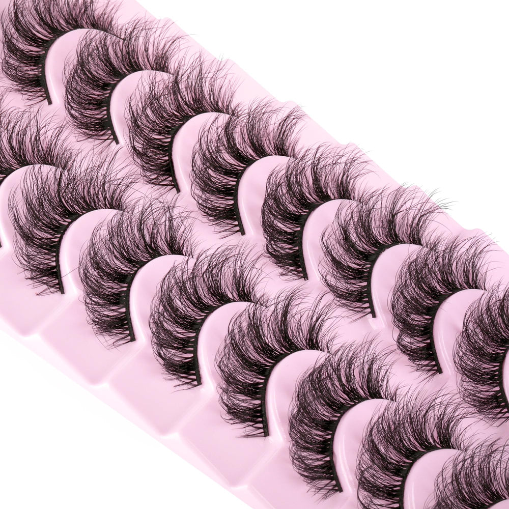 wiwoseo Cils effet naturel ensemble : regard subtil et élégant quotidien
