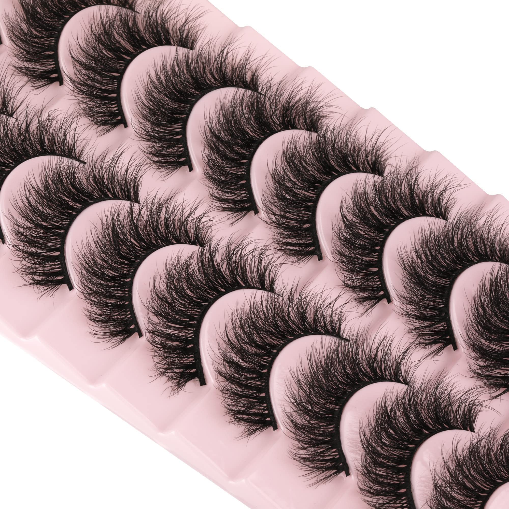 Les cils wiwoseo naturels 16 mm avec effet 3D pour un regard subtil.
