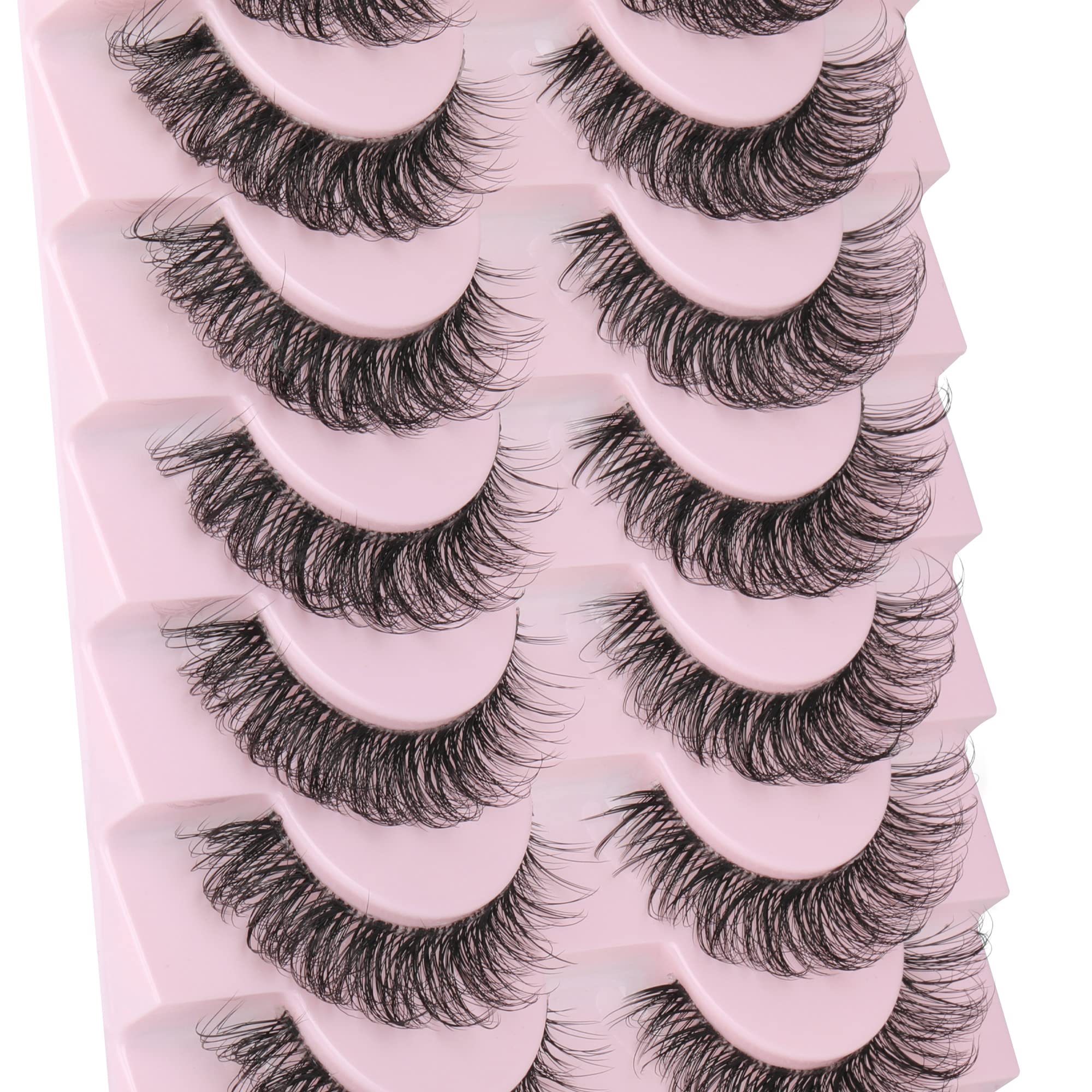 Cils wiwoseo effet 3D offrant profondeur et éclat du regard.