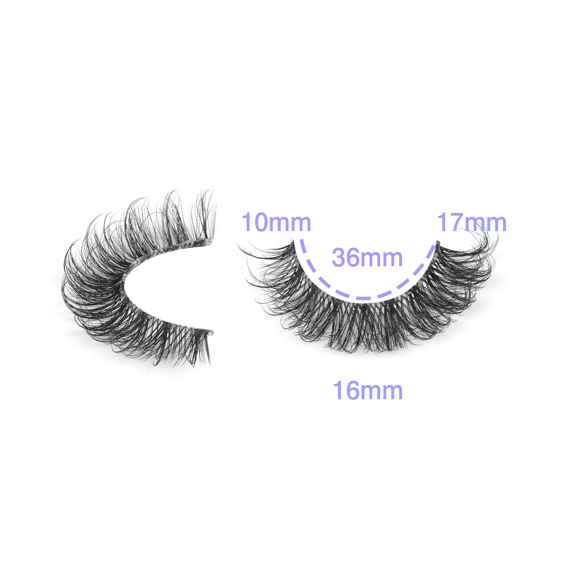 wiwoseo regard cat-eye 16mm pour un look plus ouvert.