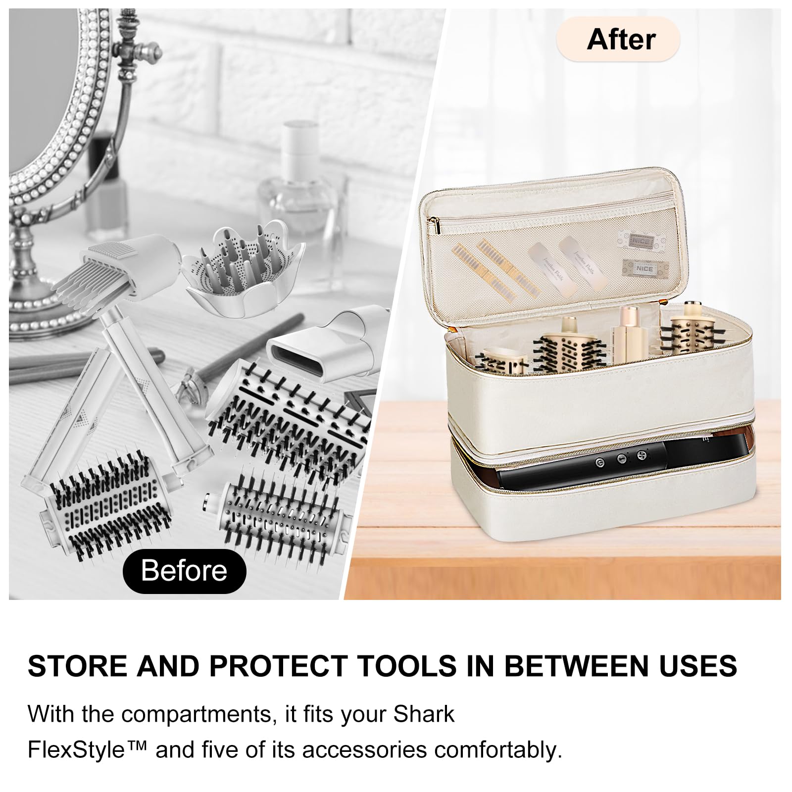 Compatible avec Shark et Dyson pour rangement pratique