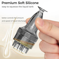 WL-YBOPRO Minoxidil Applicateur demonstration de l'application rapide et propre.