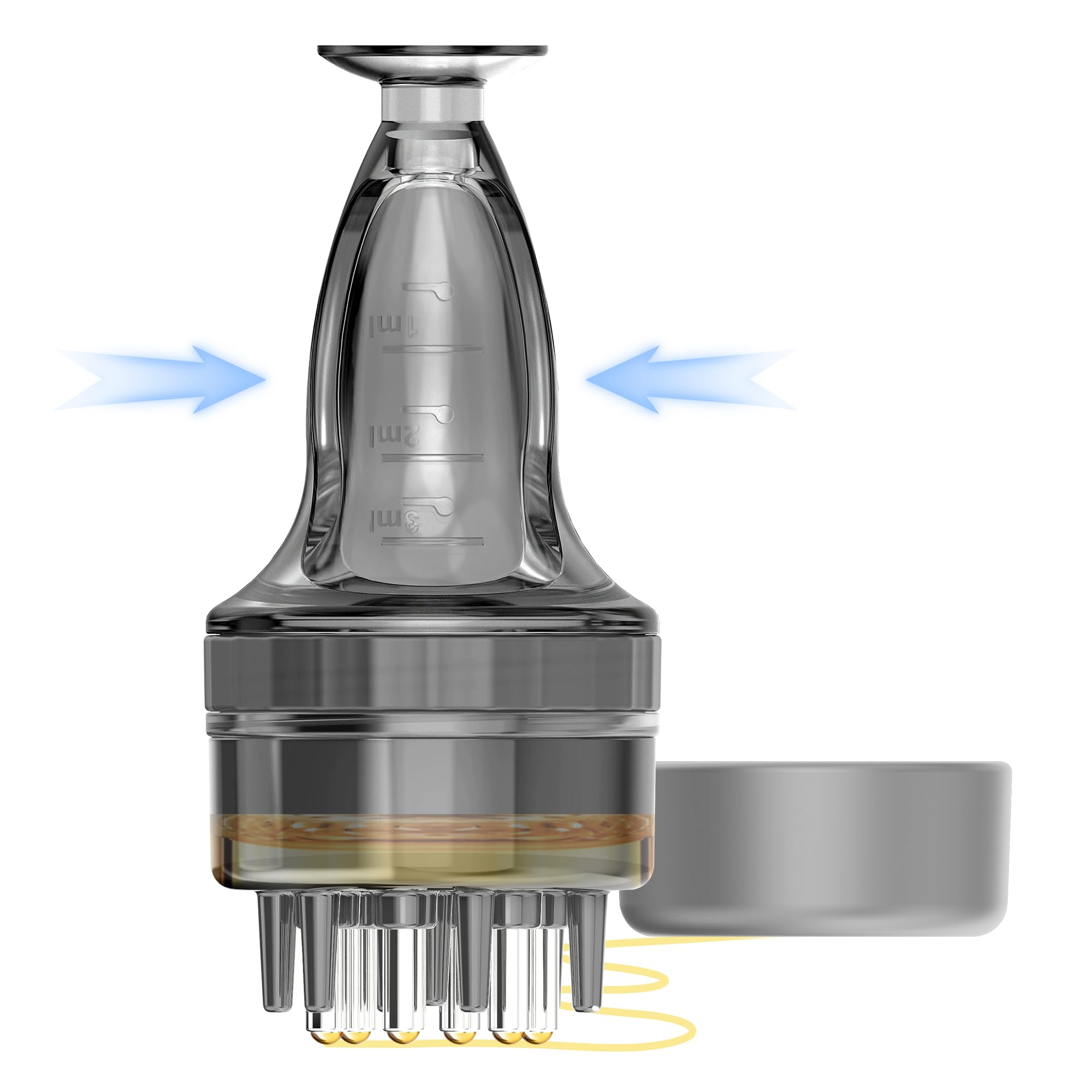 WL-YBOPRO Minoxidil Applicateur montre la bouteille prête à l'emploi pour une application précise et sans gâchis.