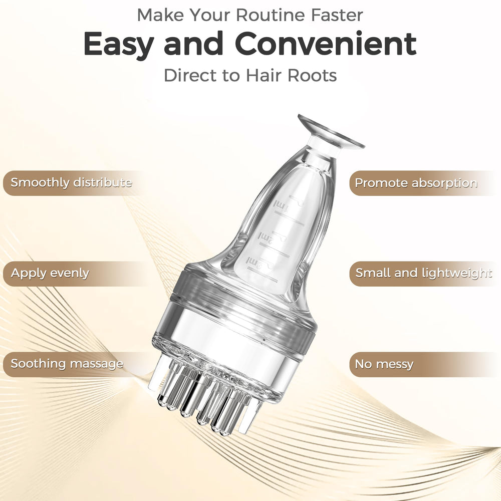 WL-YBOPRO Minoxidil Applicateur – massage cuir chevelu pour meilleure absorption et confort.