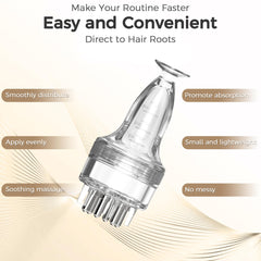 WL-YBOPRO Minoxidil Applicateur – massage cuir chevelu pour meilleure absorption et confort.