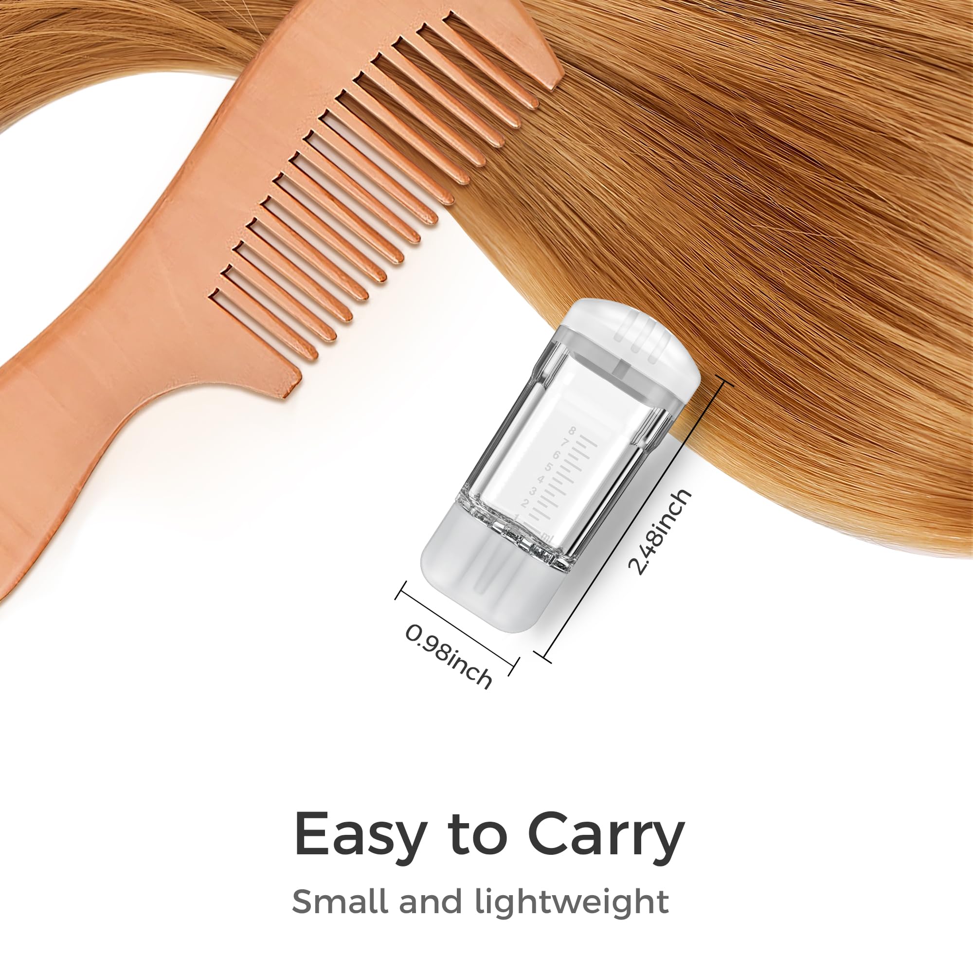 WL-YBOPRO minoxidil applicateur — usage quotidien sans graisse sur les doigts.