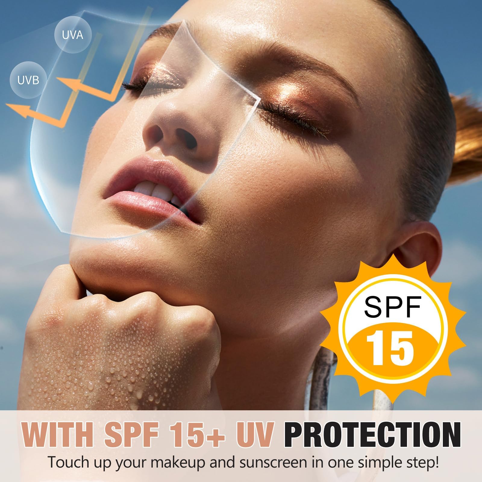 WLCTJIAYOU - SPF 15 intégré pour protection solaire discrète