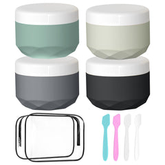 Pots WLEAD voyage en silicone, pratique pour emporter 1 oz de produits en déplacement.