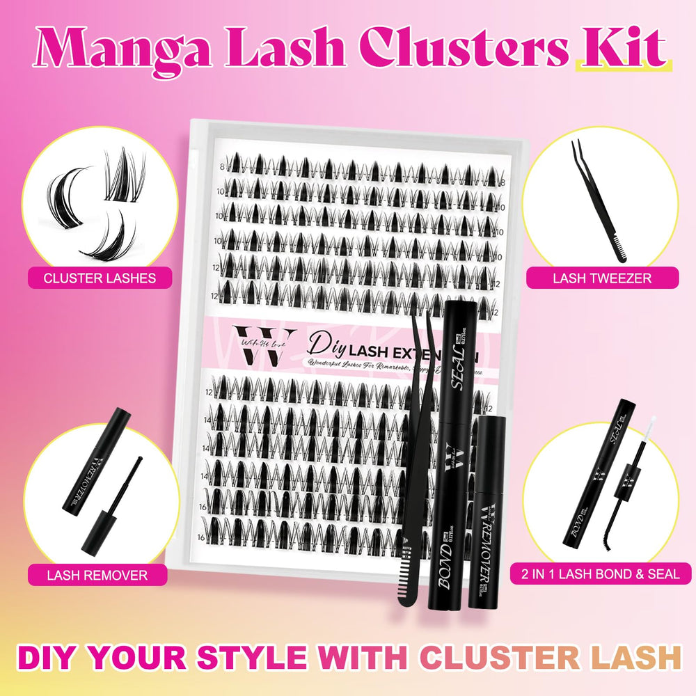 WLFRHD liant et scellant pour maintien durable des cils.