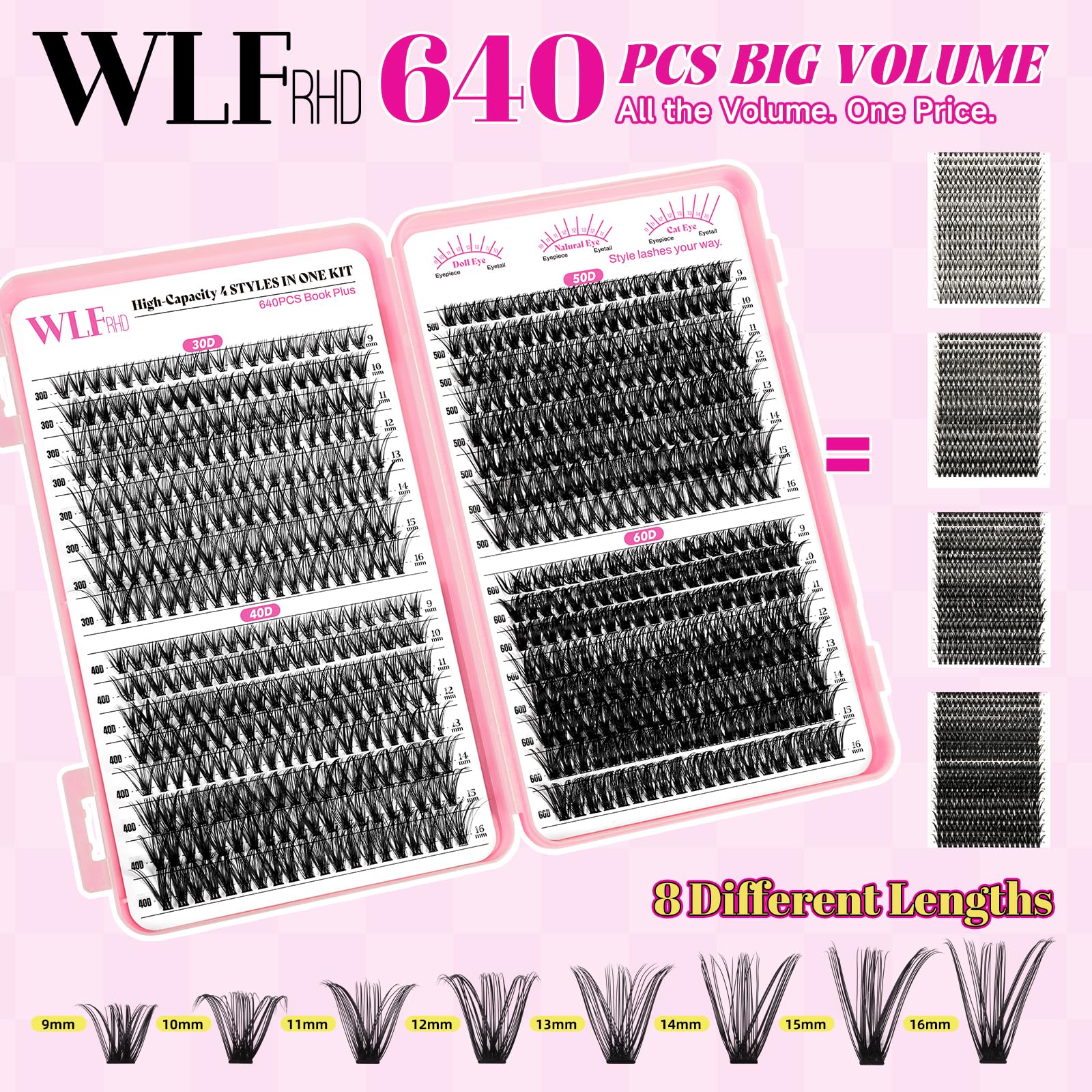 WLFRHD outil application cils : pince et accessoire faciles pour débutants.