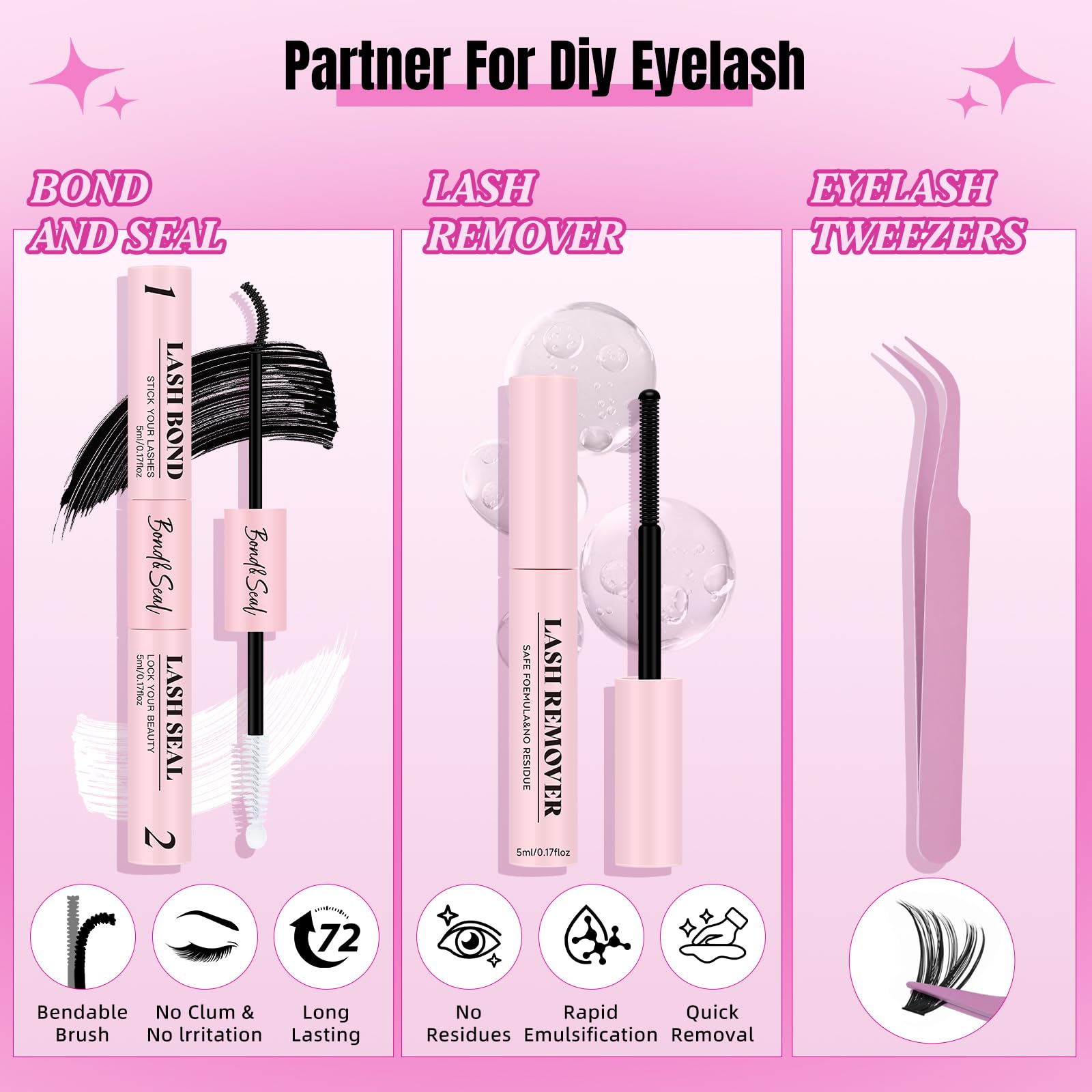WLFRHD pince à épiler-outil lash-bond-seal: outil fiable pour maîtriser chaque pose.