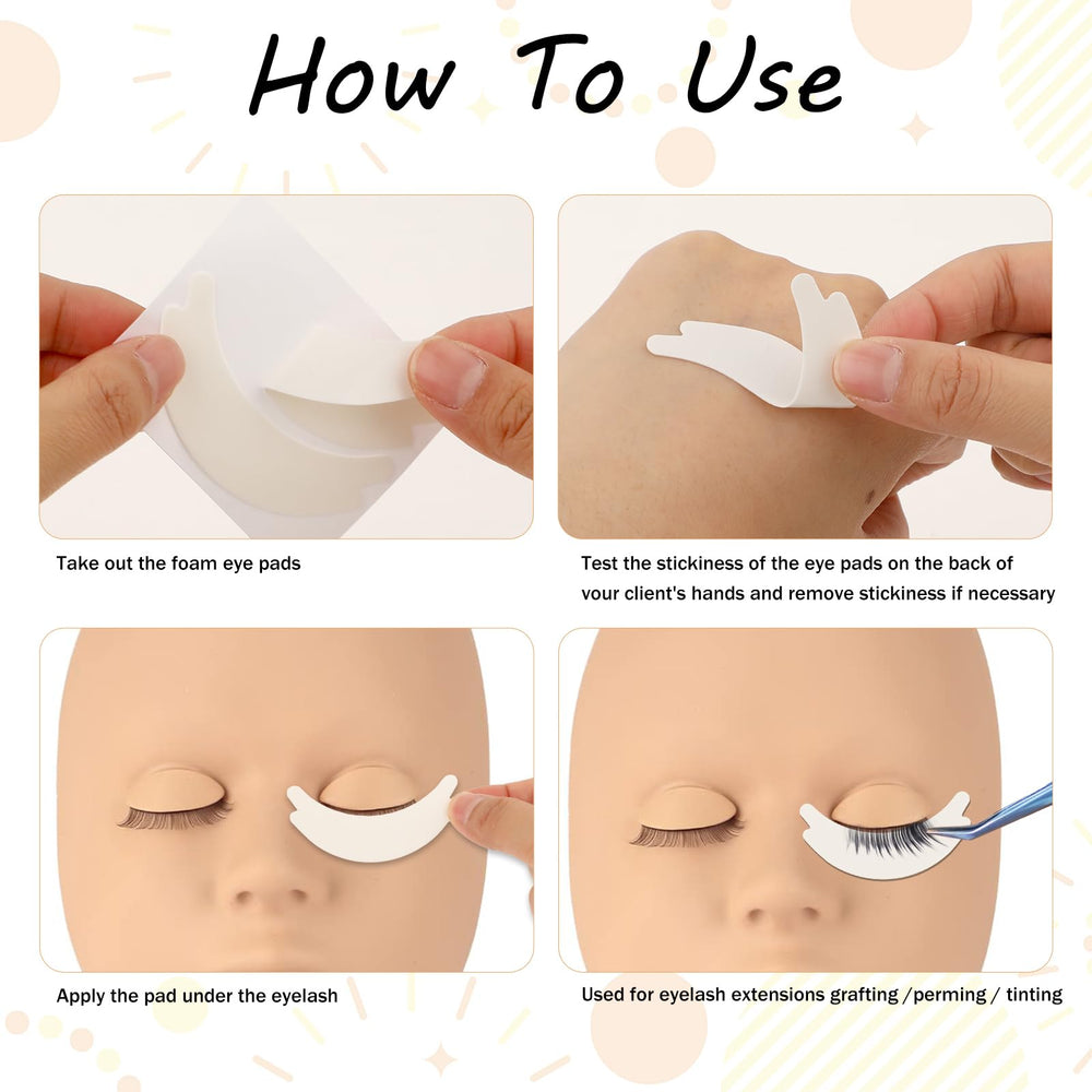 WLLHYF forme papillon, s'adapte à la plupart des yeux et fixe les cils inférieurs.