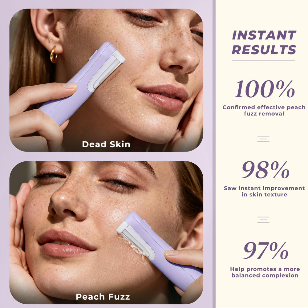 Trois vitesses ajustables du dermaplane WLU pour personnaliser l’utilisation.
