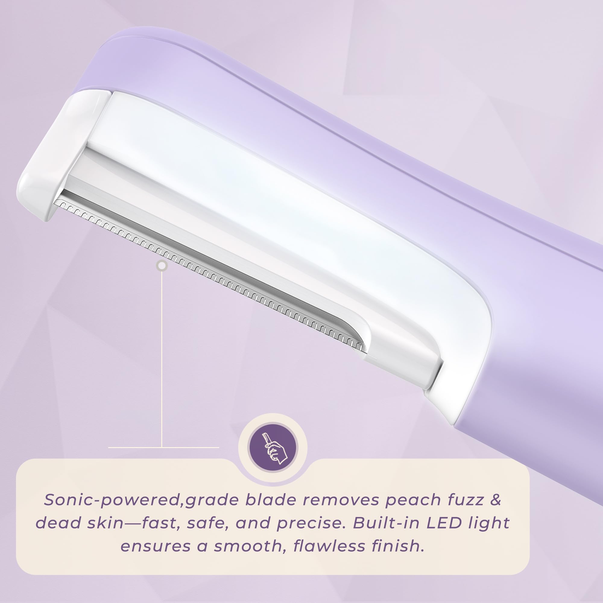 Vibrations soniques à 15 000/min du dermaplane WLU pour une efficacité douce.