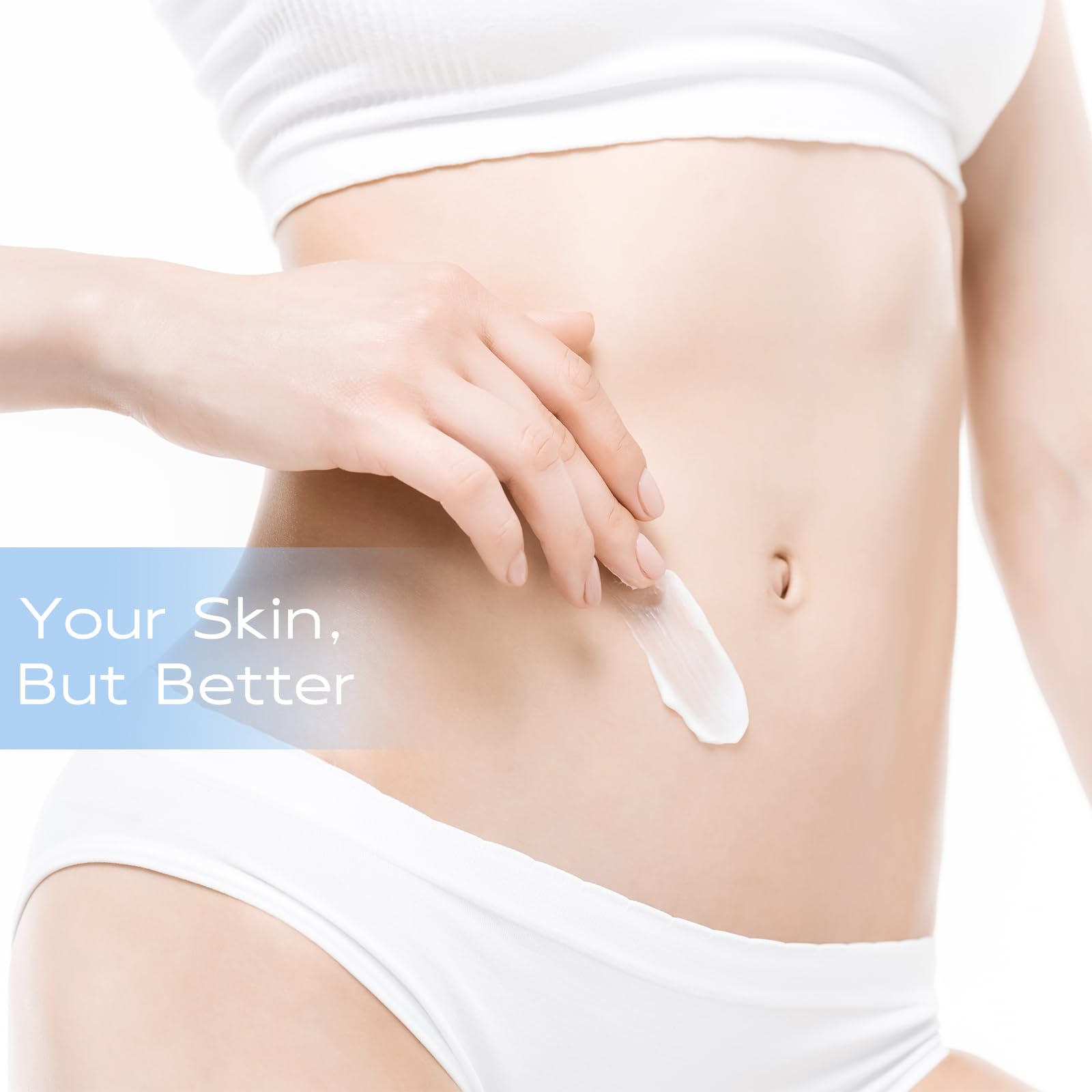 WMK texture crème éclaircissante — absorption rapide et hydratation durable.