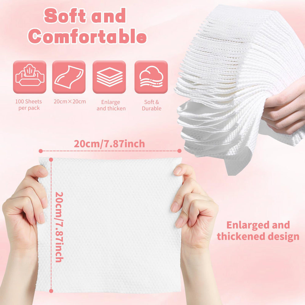 Utilisation sèche ou humide WMQL, pratique pour démaquillage et nettoyage rapide.