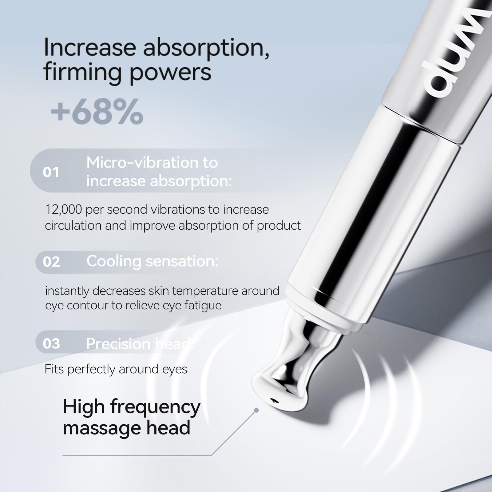 WNP Eye Cream fits into a quick morning routine for a refreshed look.