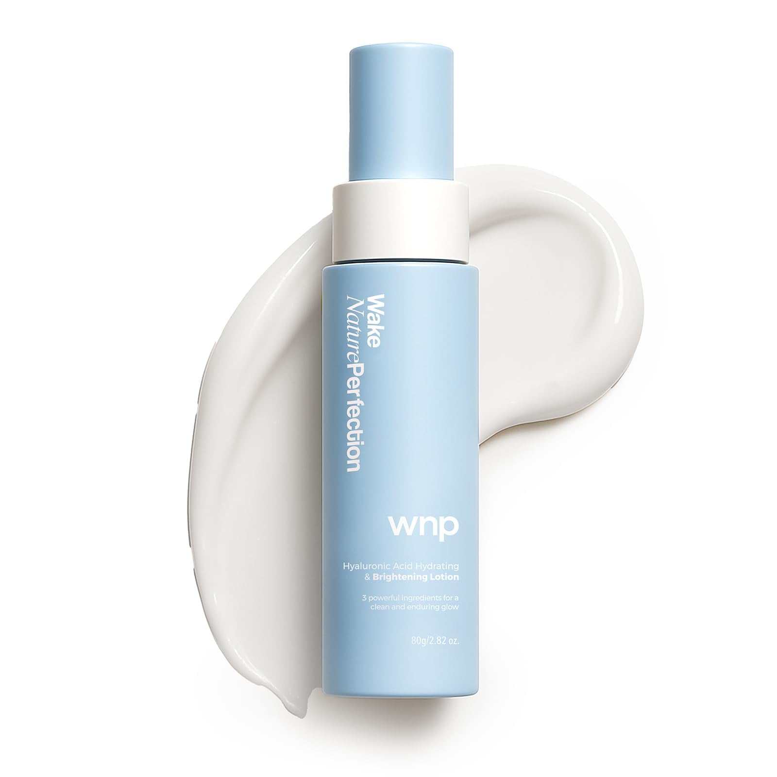 Lotion hydratante WNP au hyaluronique 4D apaise et repulpe.