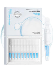 Le sérum WNP Hyaluronique 3% en flacon monodose offre une hydratation durable.