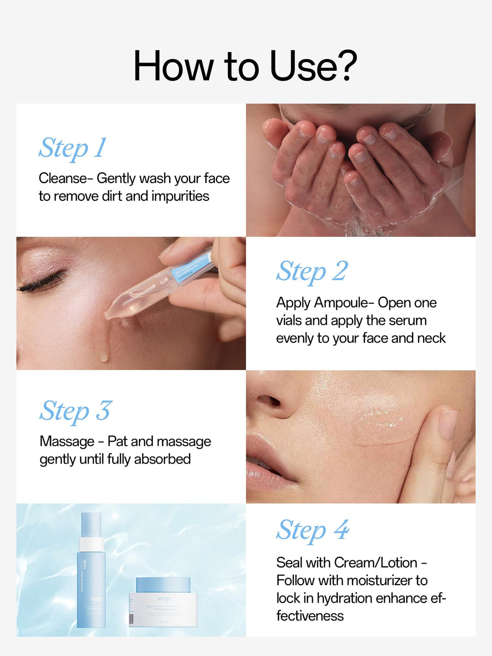 Utilisez-le matin et soir pour soutenir une routine hydratante efficace.