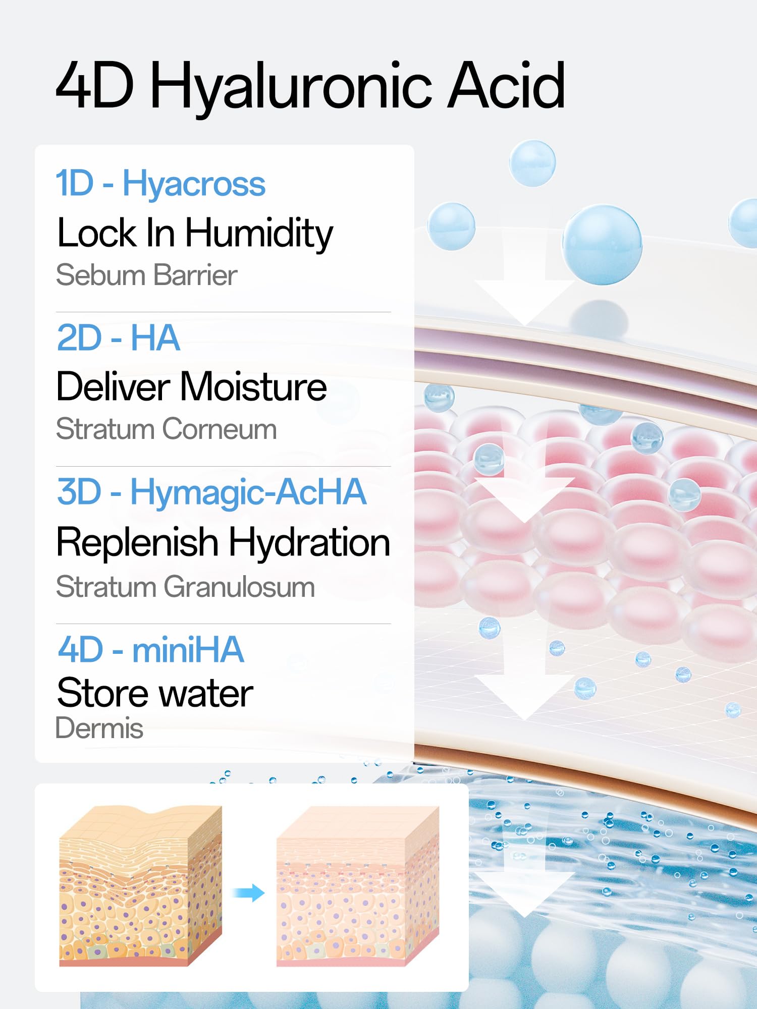 Boîte de 60 flacons individuels pour une routine pratique et hygiénique.