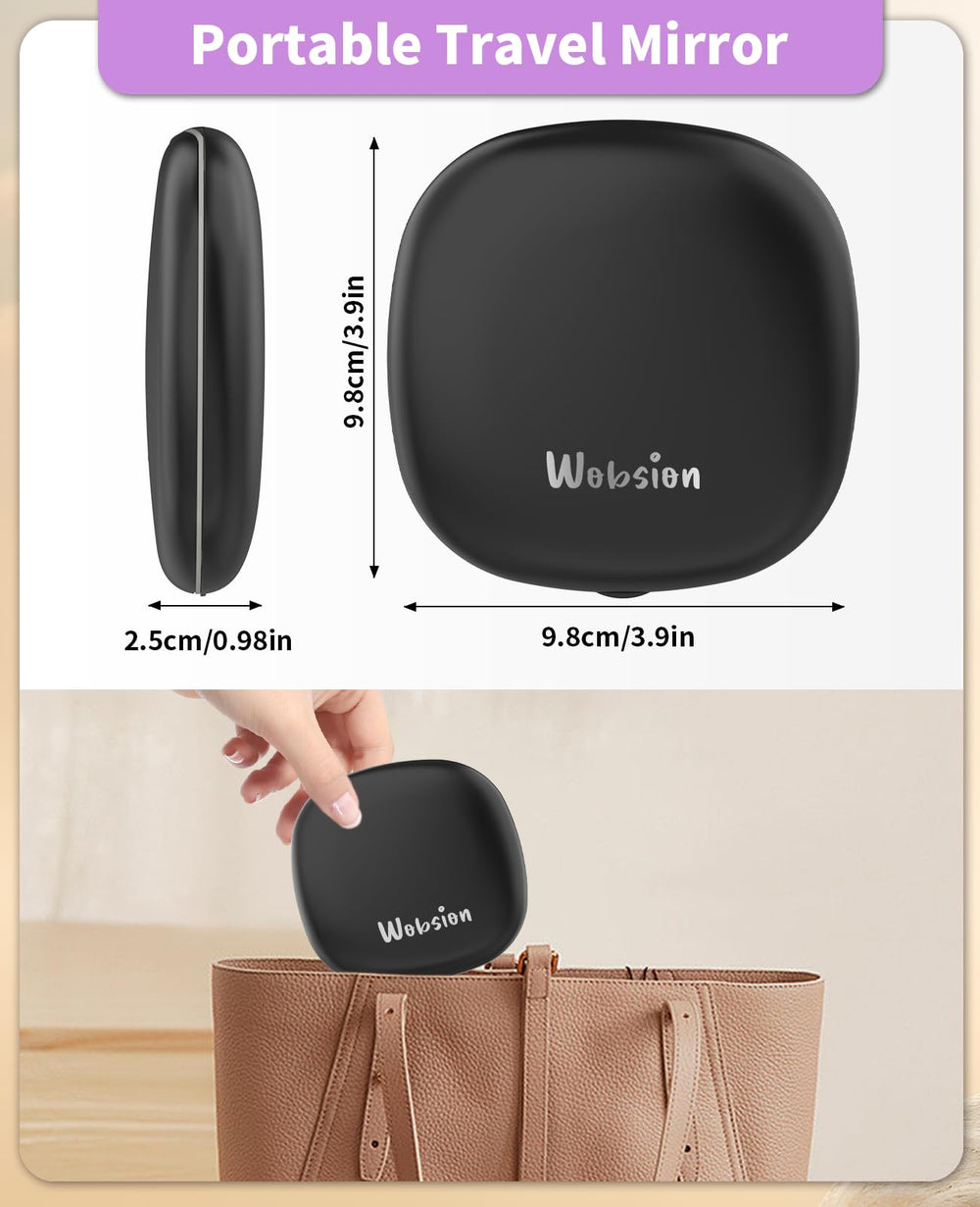 Miroir WOBSION emballage cadeau élégant, idéal pour offrir.