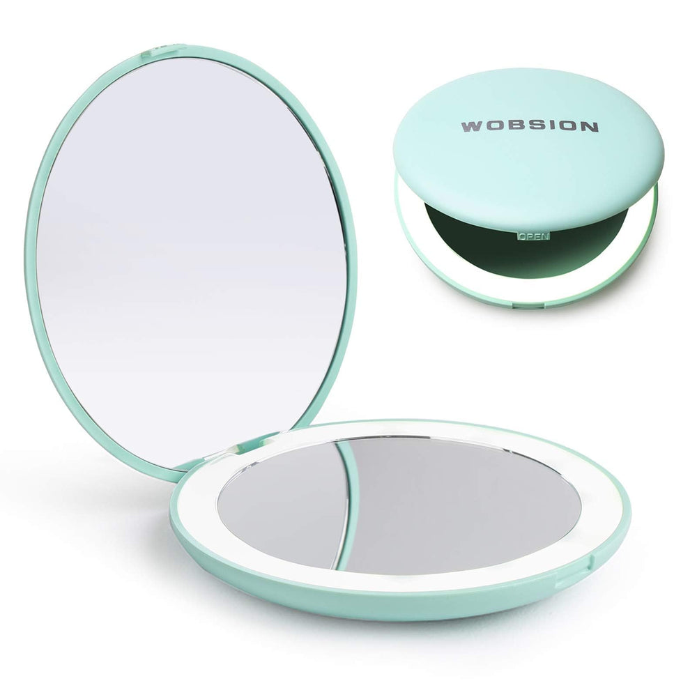 Miroir WOBSION 10x pour détails précis du visage.