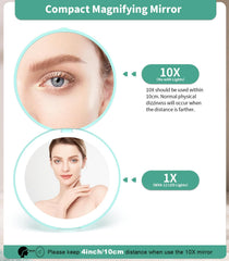 Miroir WOBSION 1x pour maquillage rapide et clair.