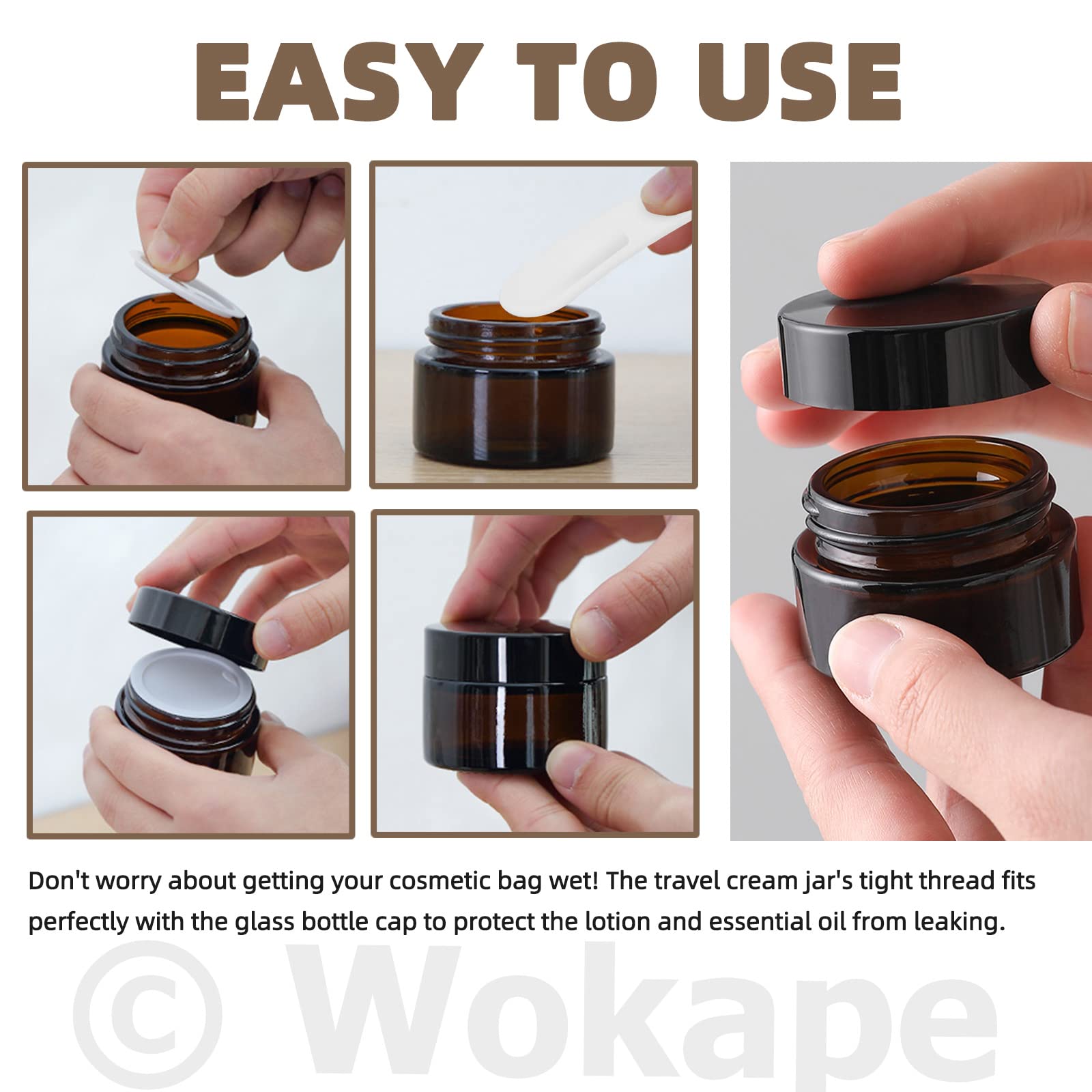 Format 5 ml pratique pour échantillons et voyages.