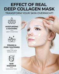 Wokatta Masque Collagene Bio – gel hydrogel qui pénètre rapidement pour hydrater la peau.