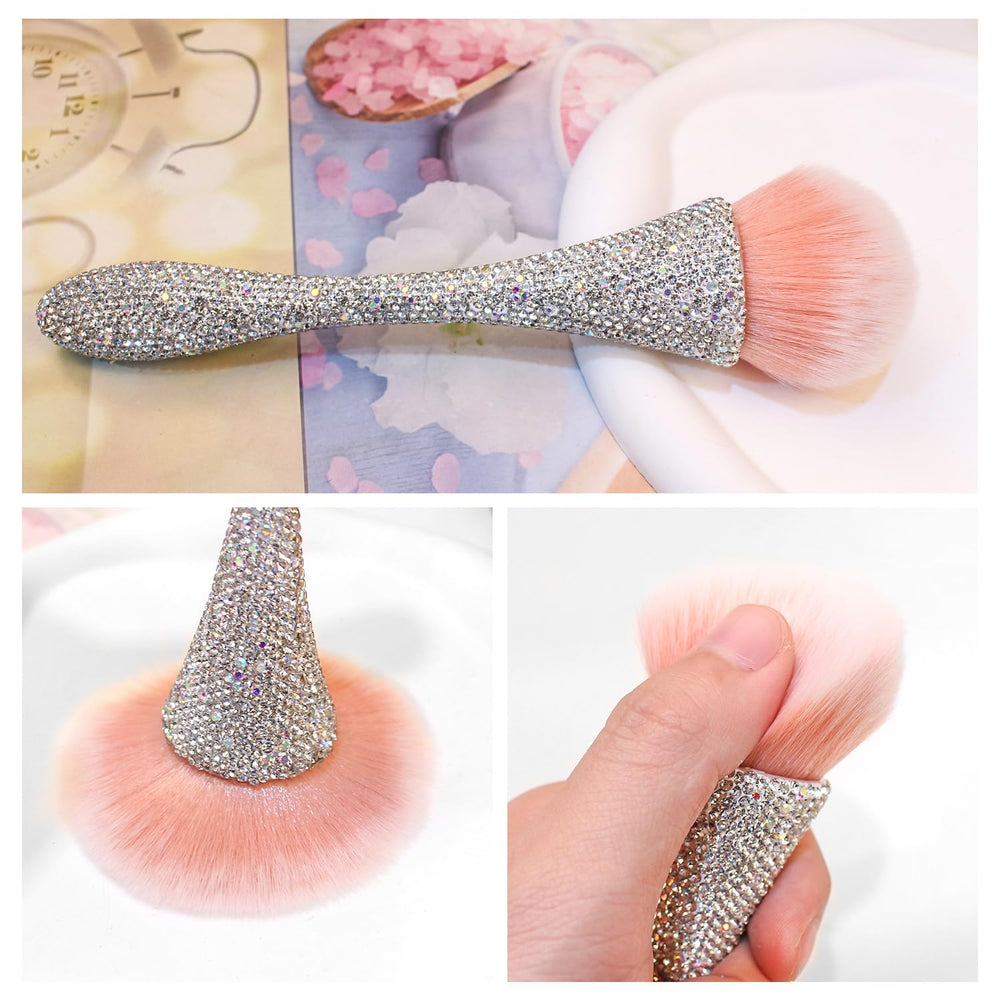 Brosse WOKOTO tete forme rose accessoire nail art raffiné