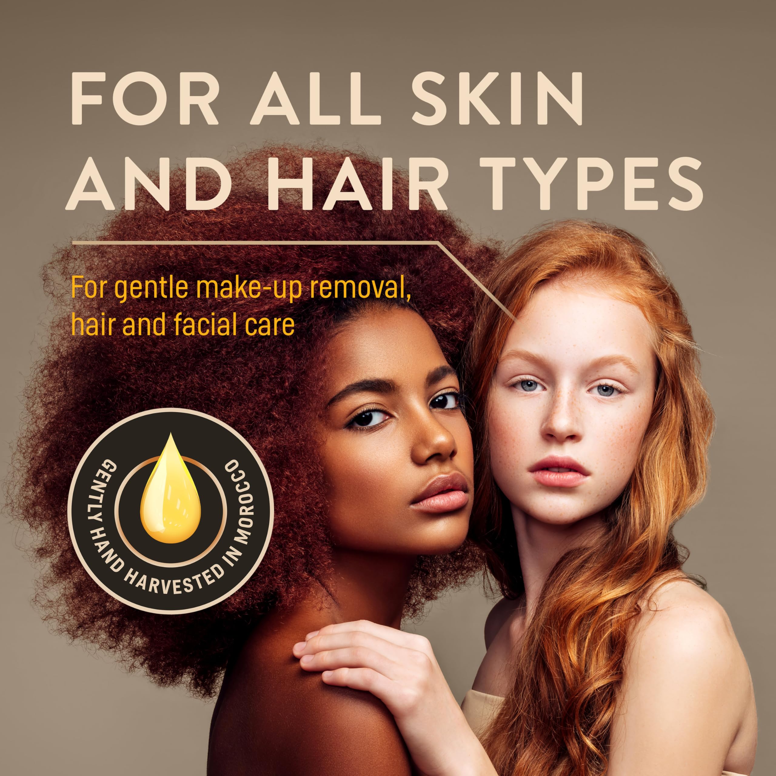 Visage hydraté et peau douce avec l'huile d'argan WoldoHealth.