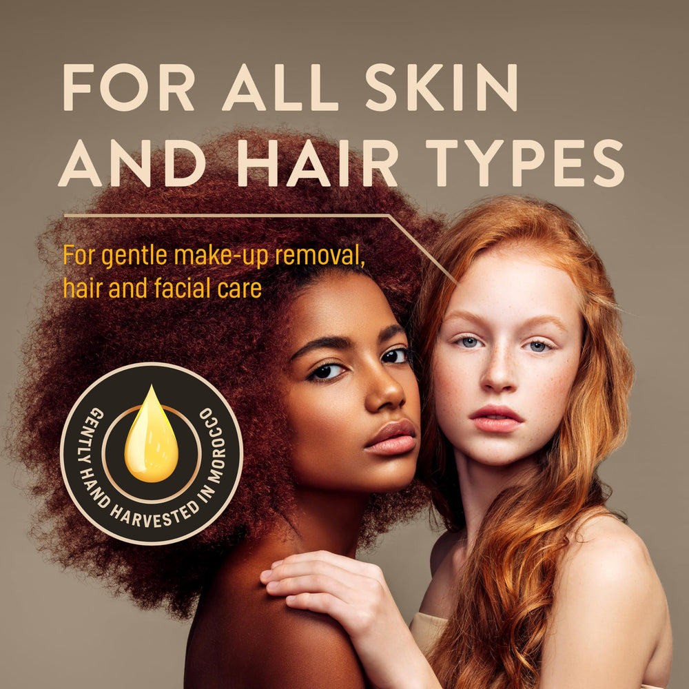 Visage hydraté et peau douce avec l'huile d'argan WoldoHealth.