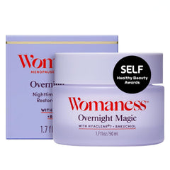 Womaness crème-visage nuit hydratation: hydratation profonde pour réveiller peau lumineuse.