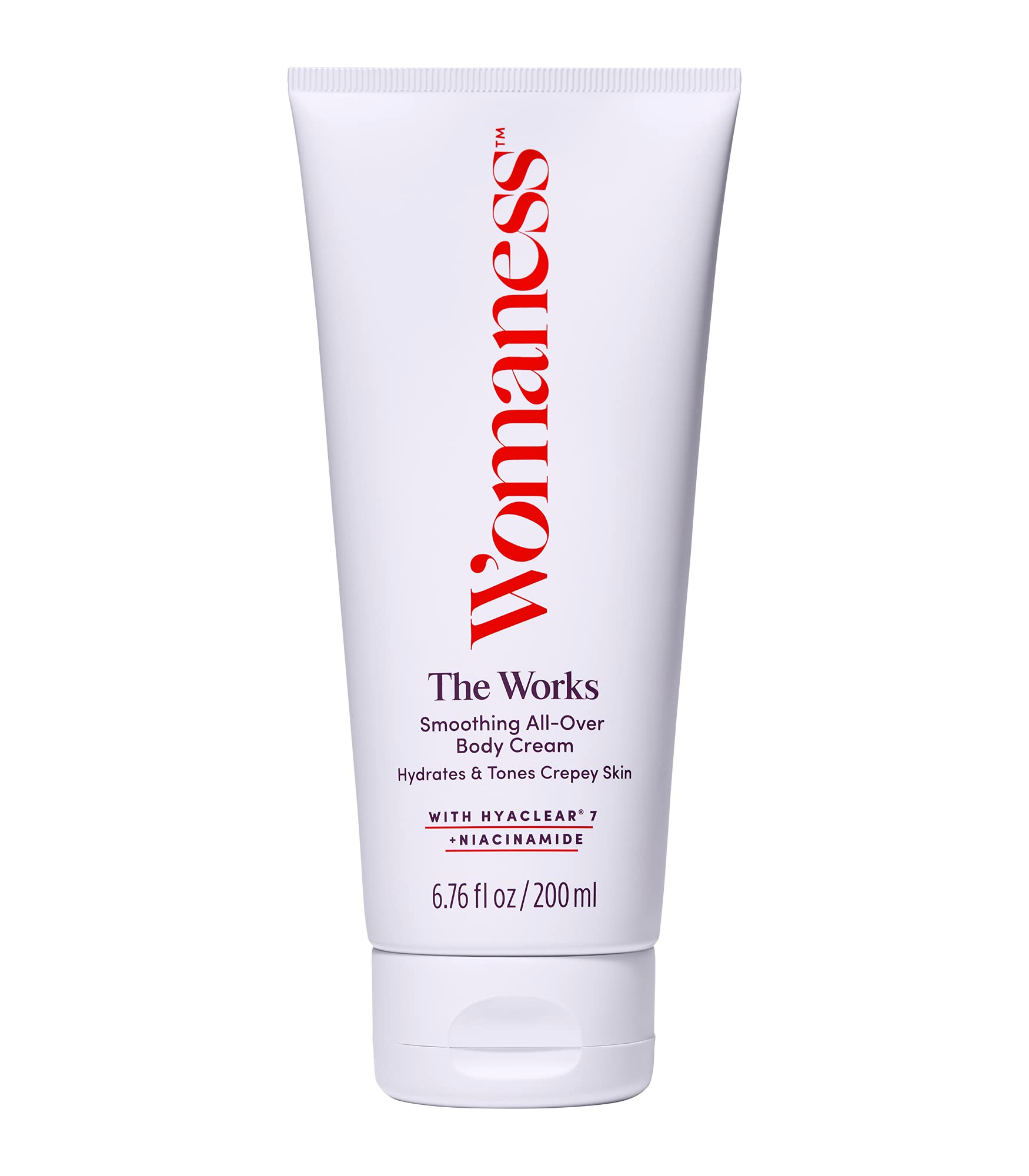 Womaness The Works: bouteille pompe pratique pour une hydratation rapide et durable