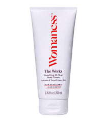 Womaness The Works: bouteille pompe pratique pour une hydratation rapide et durable