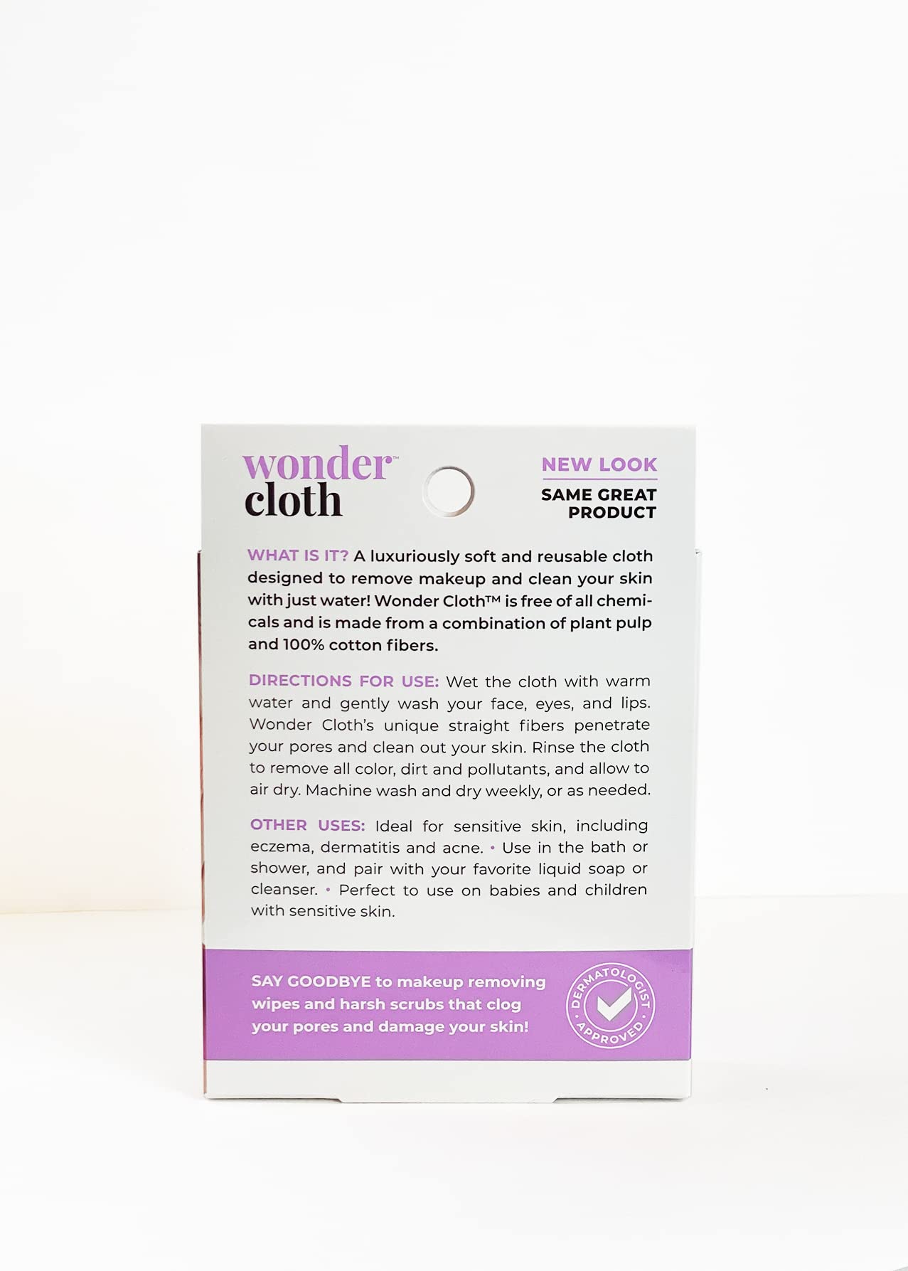 Wonder Cloth texture douce pour exfolier en douceur
