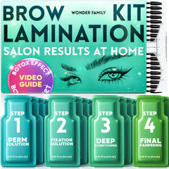 Kit WONDER FAMILY – lotion de levage pour lift des sourcils et définition.