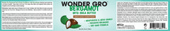 Texture crème nourrissante du Wonder Gro Bergamot sur cheveux.