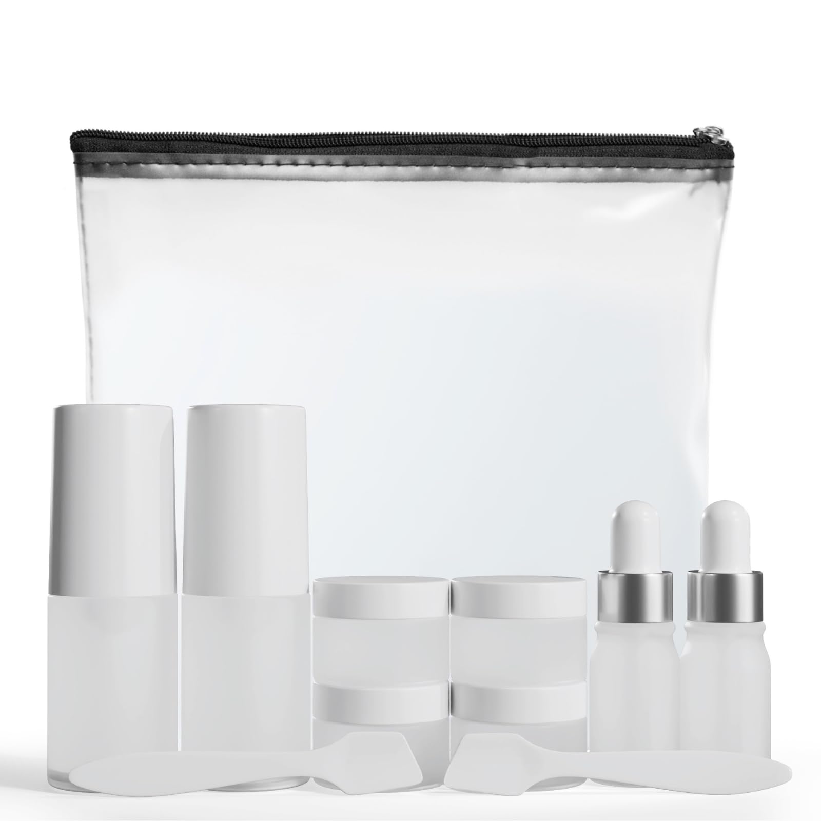 Wondercraft coffret voyage 11 pièces pompe airless pour application précise et fraîche.