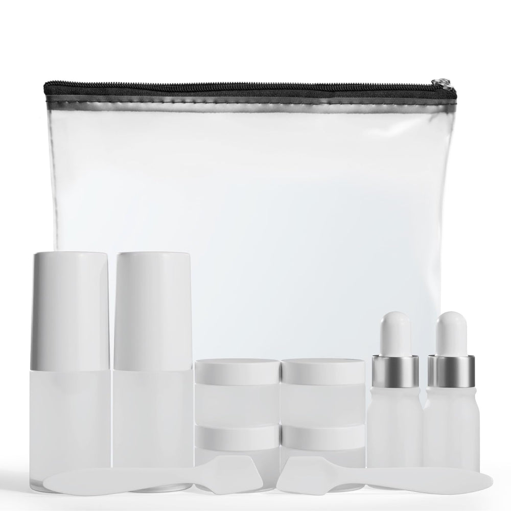 Wondercraft coffret voyage 11 pièces pompe airless pour application précise et fraîche.