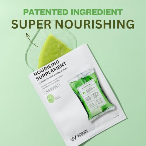 Wonjin Effect masque nourrissant — feuille: absorption efficace pour une hydratation ciblée.