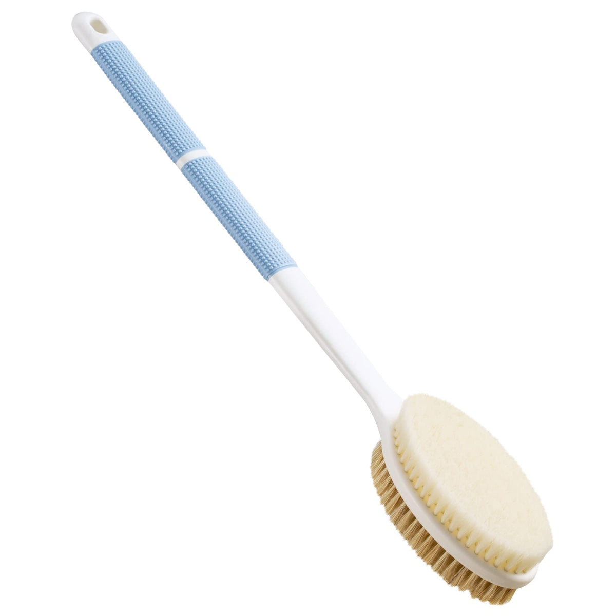 Rinçage du dos facile avec la brosse dos double-face de Wonsagain