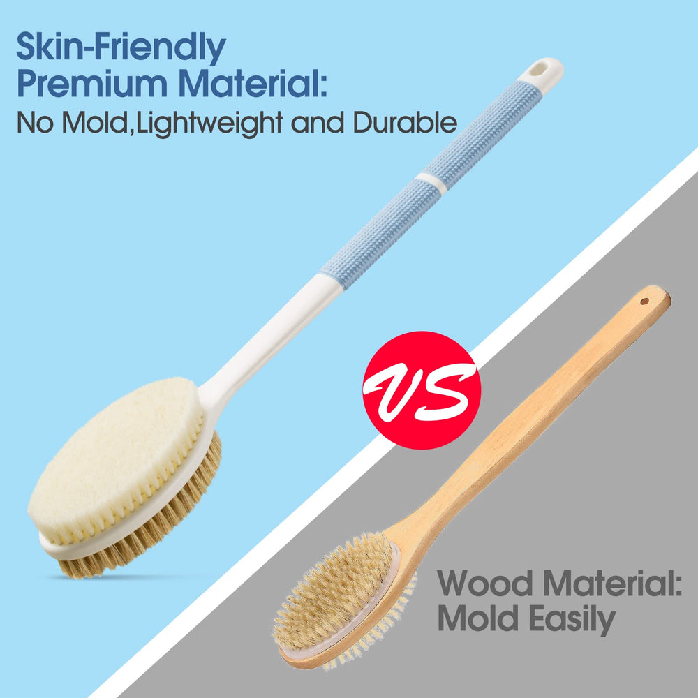 Poils doux côté nylon pour une mousse généreuse avec Wonsagain