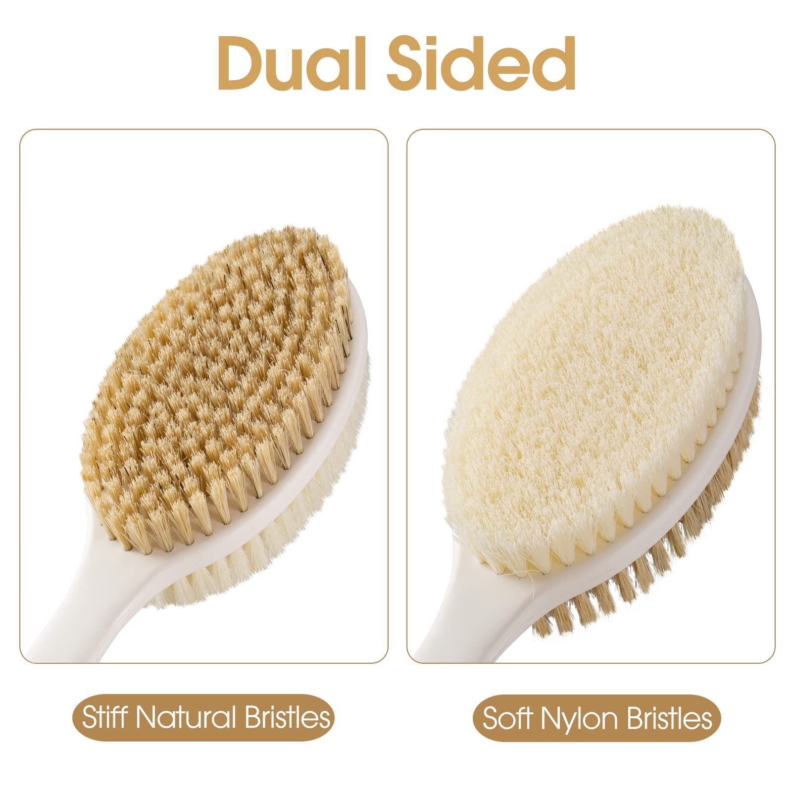 Poils rigides côté nettoyage profond de Wonsagain pour exfoliation efficace