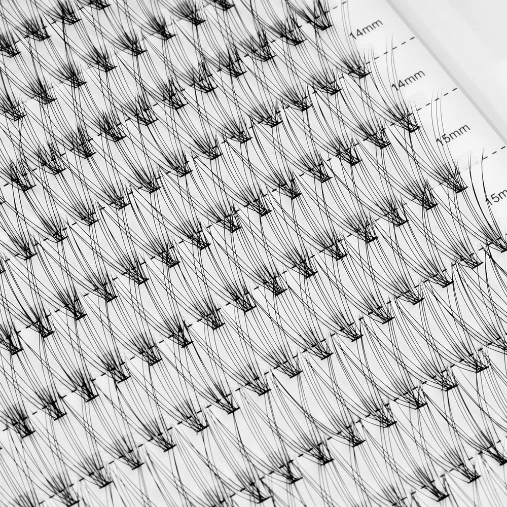 Cils WONSIS 10D lash clusters 12 mm – application personnalisée et polyvalente.