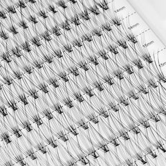 Cils WONSIS 10D lash clusters 12 mm – application personnalisée et polyvalente.