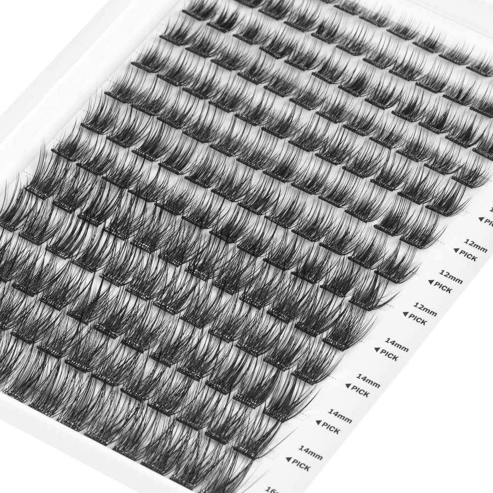 Cils auto-adhésifs WONSIS, longueurs 8 à 16 mm pour des variations de style.